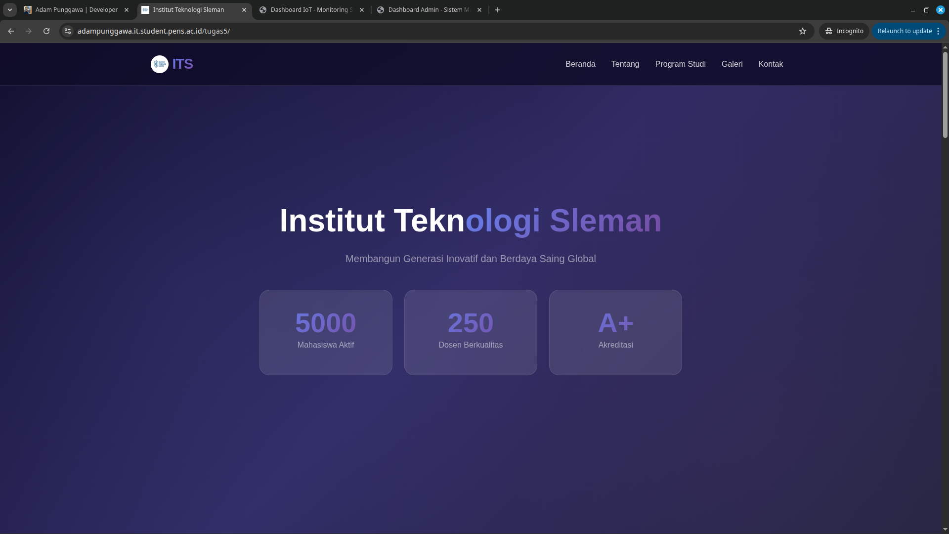 Campus Profile Website